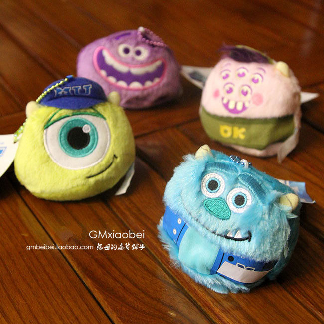 Cute Monster College Gross Freaks Big Eyeball History Well Behaveaarch Plush Dolly Doll bag Bag Pendant with Pendant Key Buttons