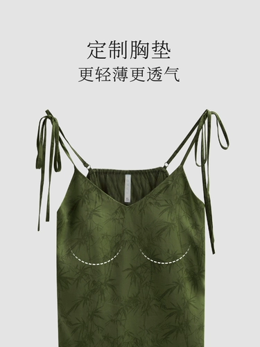 Летняя пижама, прохладные штаны, топ с чашечками, комплект, эффект подтяжки