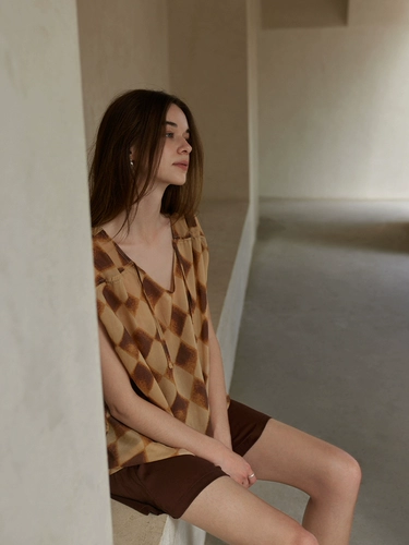 Дизайнерская летняя пижама, жилет, дорожный летний комплект, свободный крой