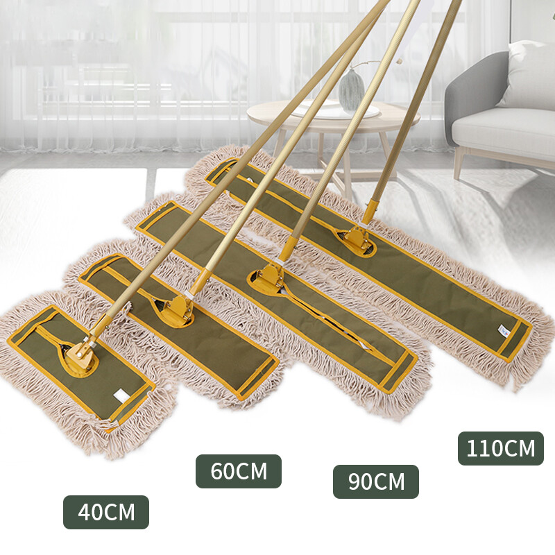 Dust mop mop wet and dry dual-use rotary mop hotel commercial long version flat mop durable flat mop mop