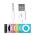 Apple ipod shuffle cáp dữ liệu 34567 cáp mp3 thế hệ thứ tư Bộ sạc USB Walkman - Máy nghe nhạc mp3