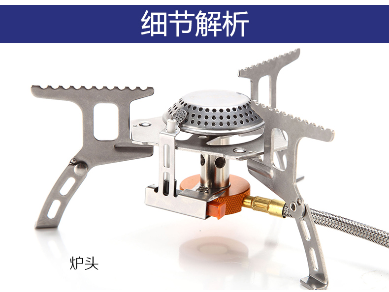 Bếp lò di động ngoài trời hoang dã bếp cắm trại bếp lò đặt bếp gas - Bếp lò / bộ đồ ăn / đồ nướng dã ngoại bếp củi dã ngoại