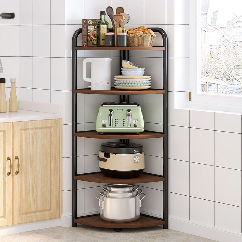 Triangle Range Kitchen Special Kitchen Floor Multi-layer Pan Triangle Storage Frame Rotary Capacity