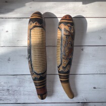 Painted gourd torpedo sand hammer frog sand drum South America minority ethnic group traditional percussion instrument