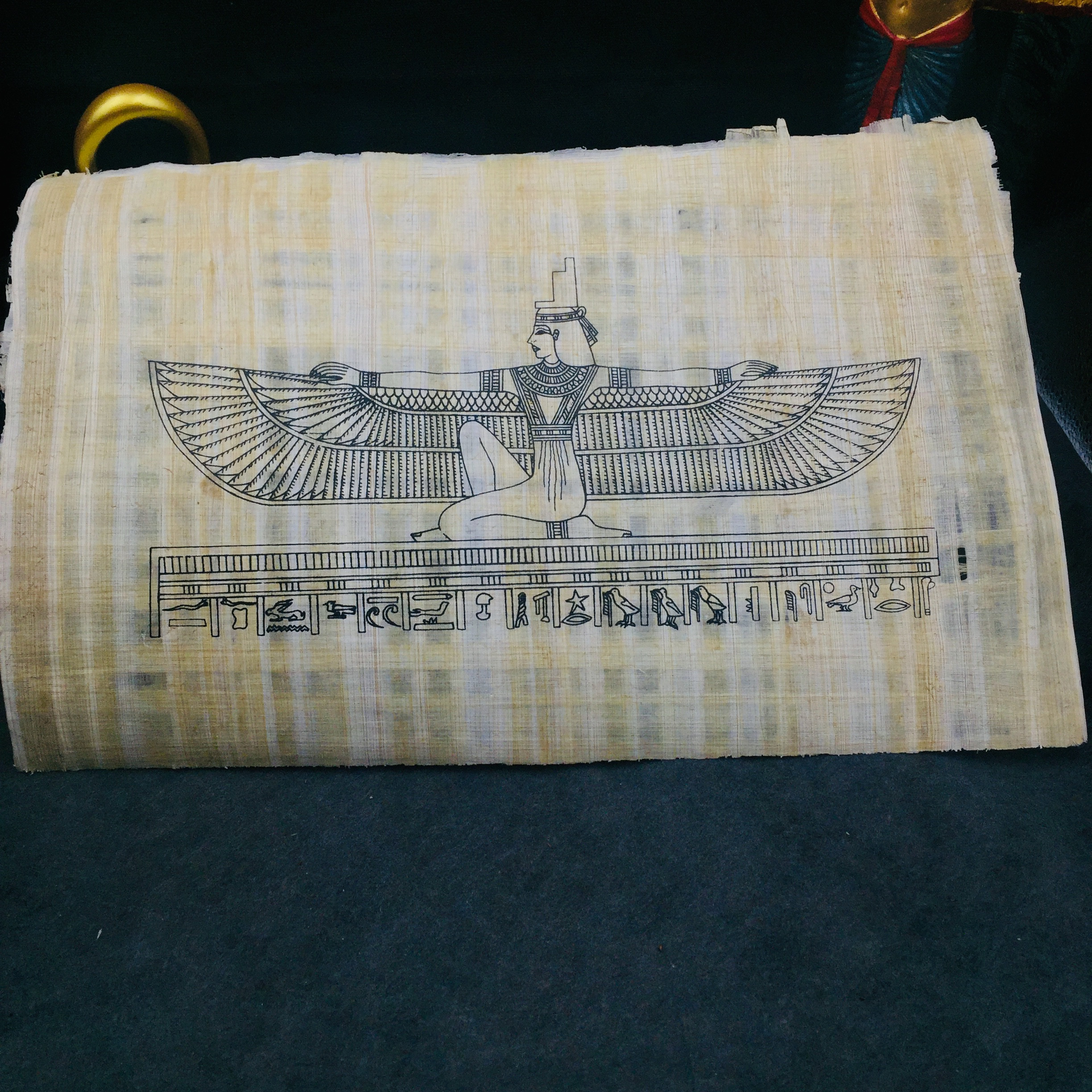 Egyptian paper Sasha can be filled with colour Home Residence Decoration Painting Hem Beston 23 * 33 Decorative Paintings