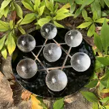 Белый кварц, диаметр 2.5мм, 2.5см