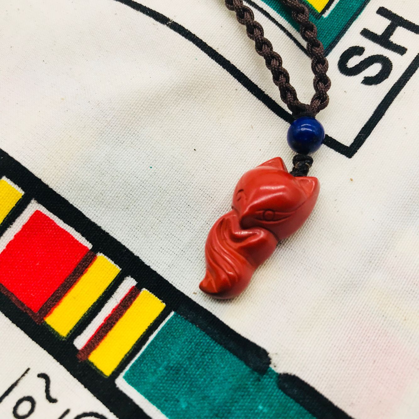 The Zhu Sands Powder presses the fox pendant-Taobao