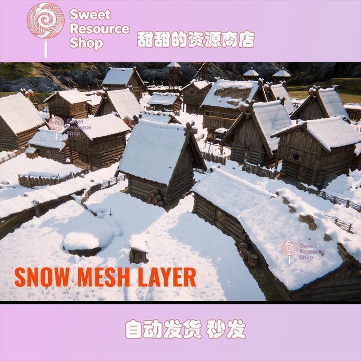 Unity Snow Mesh Layer 1.0.0.1 Package Update: Advanced Sdf Baking Data Generation to Create Snow