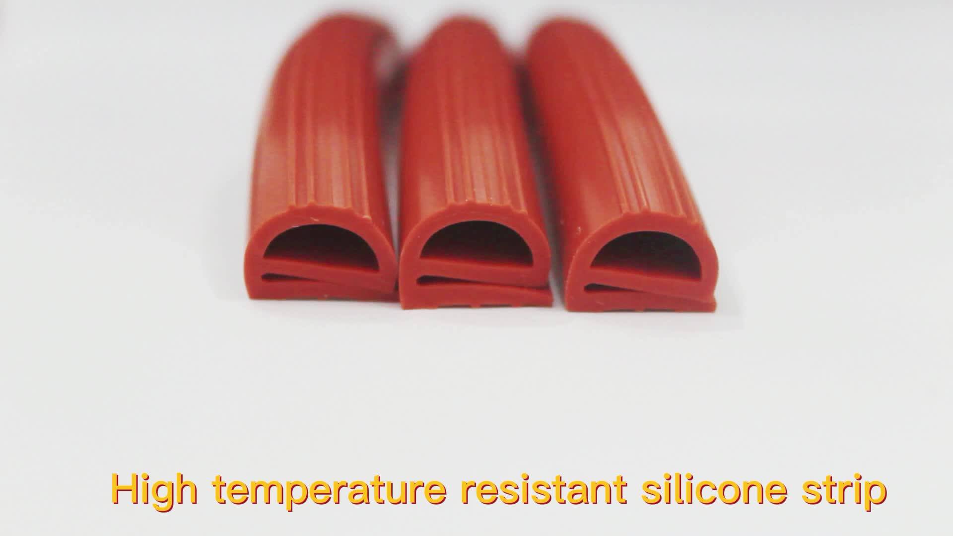 China Company Door Silicone Seal Strip E Shape Fireproof High