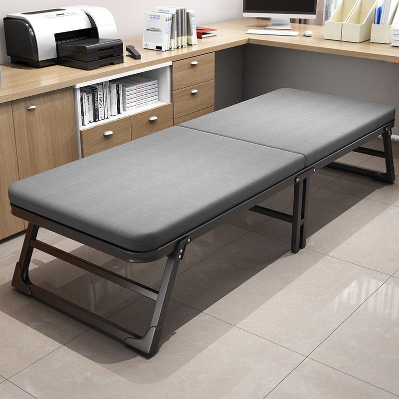 Folding bed board single bed home adult nap bed office nap bed stable simple hard board wood bed