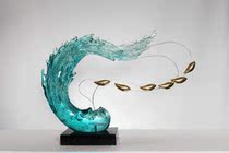 Transparent Crystal Crafts abstract decorative sculpture artwork creative window modern porch ornaments