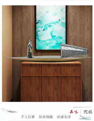 Stainless steel abstract ornaments Hotel lobby club Creative model room Lobby man-boat waterscape garden Chinese sculpture