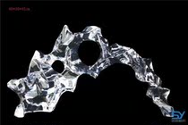 Transparent Crystal Crafts abstract decorative sculpture artwork creative window modern entrance Taihu stone ornaments