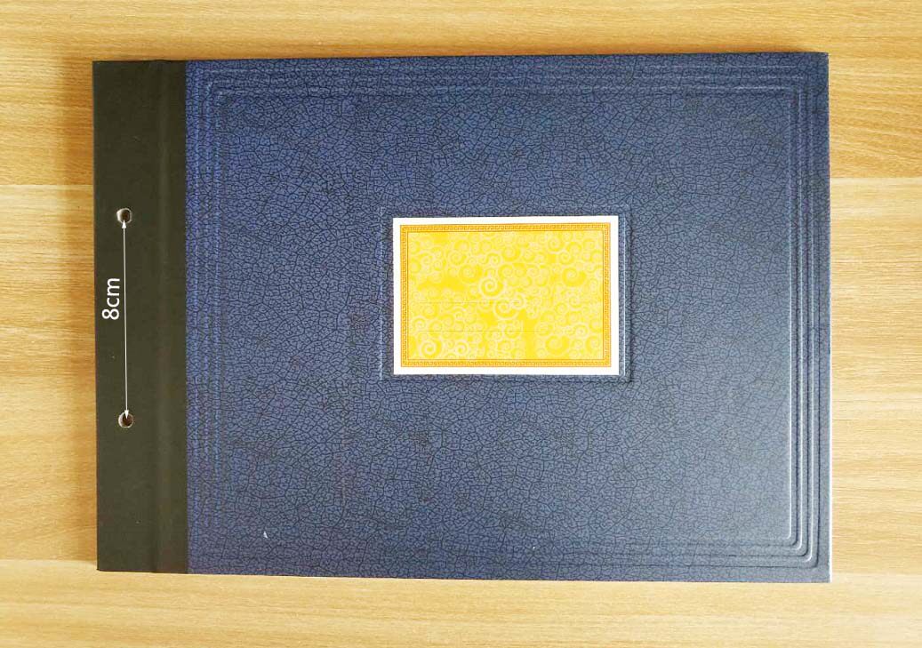 Wright account folder cover 16K open color face account folder loose-leaf account book detail account page storage account leather cardboard