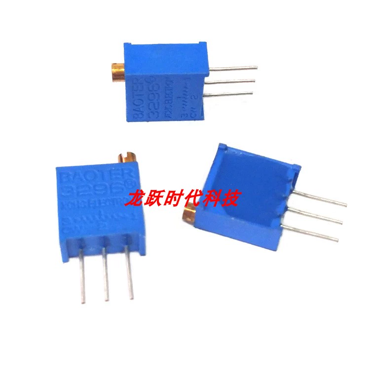 Chiết áp điều chỉnh đỉnh nhiều vòng 3296W 1K/2K/5K/10K/20K/50K/100K/200K/500K/1M