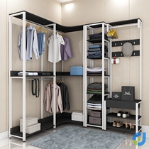 Corner wardrobe Home Bedroom Small family Type Easy modern minimalist light extravagant corner cabinet leaning against the wall cloakroom closet