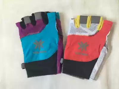 Fitness gloves half bodybuilding gloves bicycle riding half finger gloves yoga exercise gloves women