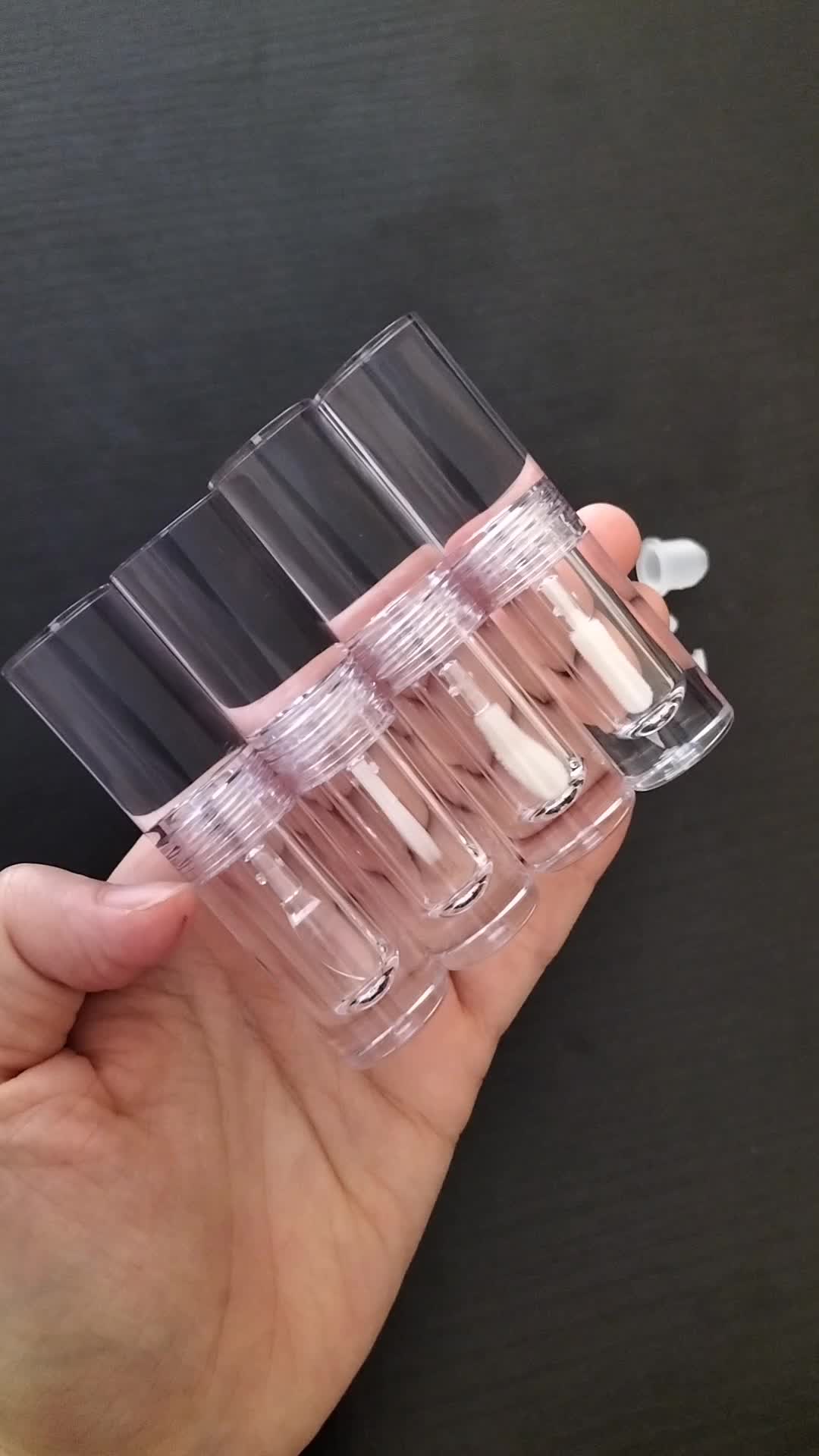 Custom Logo 2023 Big Applicator Lip Oil Container Mini Crystal