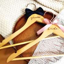 Yours forever bride and groom solid wood lettering hanger bride groom photo ins wedding