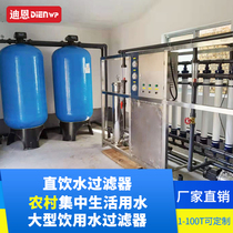 Large Rural Concentrated Water Supply Water Treatment Equipment Community Living Drinking Water Filter Groundwater Decontamination Equipment