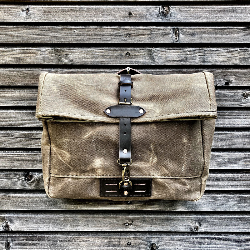 American Renaissance Canvas Bag Computer Slipper Motorcycle Side Different Bag Bag Side Bag Bag