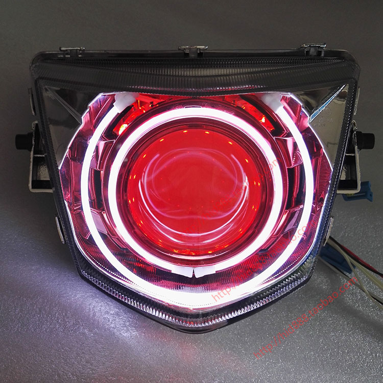 RSZ ghost fire second generation Q53-inch double-light lens headlight assembly, angel eyes, devil eyes, xenon lamp