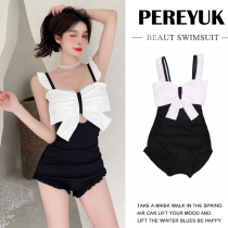 2021 new explosive net red swimsuit pure desire to cover the belly of the thin and high-grade swimming pool special womens soaking hot spring