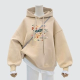 Синяя мультяшная толстовка с капюшоном, демисезонная утепленная куртка, коллекция 2023