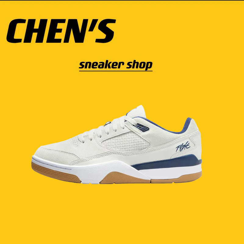 Nike Jordan Flight Court Comfortable Low-Top Retro Basketball Shoes Rapid Warehouse Hf3255-004