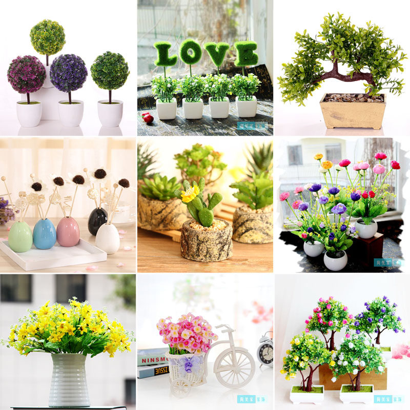 Simple modern ceramic crafts home decoration accessories living room room ornaments creative fashion flower arrangement small vase