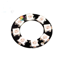 8-bit WS2812 5050 RGB LED Smart Full-color RGB Light Ring Development Board-Large Ring