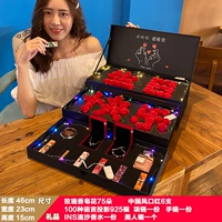 Роскошная помада, ожерелье, браслет, духи, делюкс издание, китайский стиль, 6 цветов, серебро 925 пробы