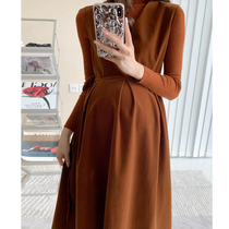 2021 Spring Autumn Season New Pregnancy Womens Dress Suit Xiaoxiang Famous and Knitted Undershirt Dress and Two Sleeves