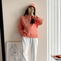 2021 autumn gestational woman dress new fashion Korean version loose blouse 100 hitch less age foreign air minimalist around hat