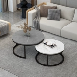 Кофейный столик Light Luxury Modern Small Apartment Simple Rock Plate Living Room Стол Домашний сеть красная стакан