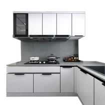 Gujia Home Kitchen Cabinet Doors Customized Kitchen Integrated Cabinets Customized Quartz Countertops Cabinets Kitchen Cabinets Brown