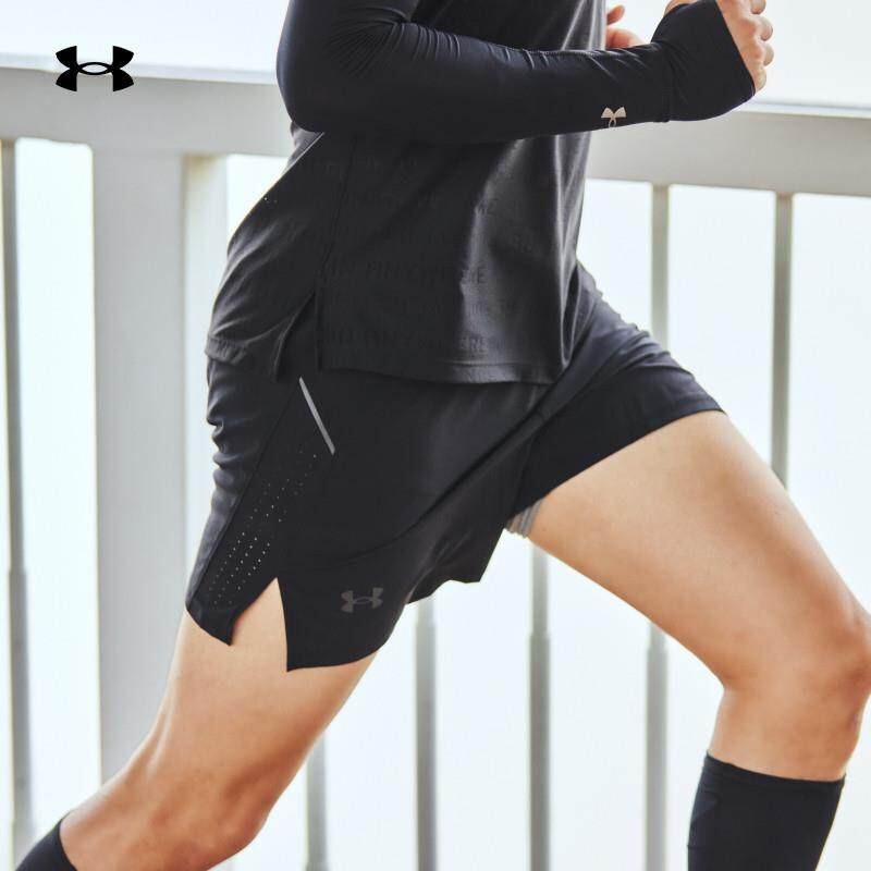 Under Armour Ua Spring/Summer Launch Men's 5inch Running Lined Quick-Dry Sports Shorts 1376509