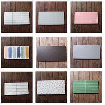 Antique black and white striped bread brick 300x600 kitchen bathroom tile restaurant mall gray brick anti-fouling brick