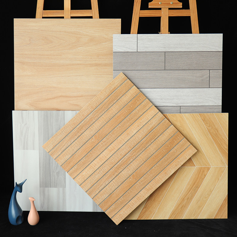 Antique solid wood tile 600x600 guest restaurant bedroom 800x800 garden terrace gray anti-slip wall tile