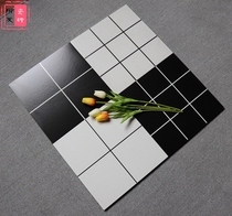 Black and white 4 grid 9 grid line matte bread brick 300x300 living room small floor tile kitchen bathroom wall tile non-slip and dirt resistant