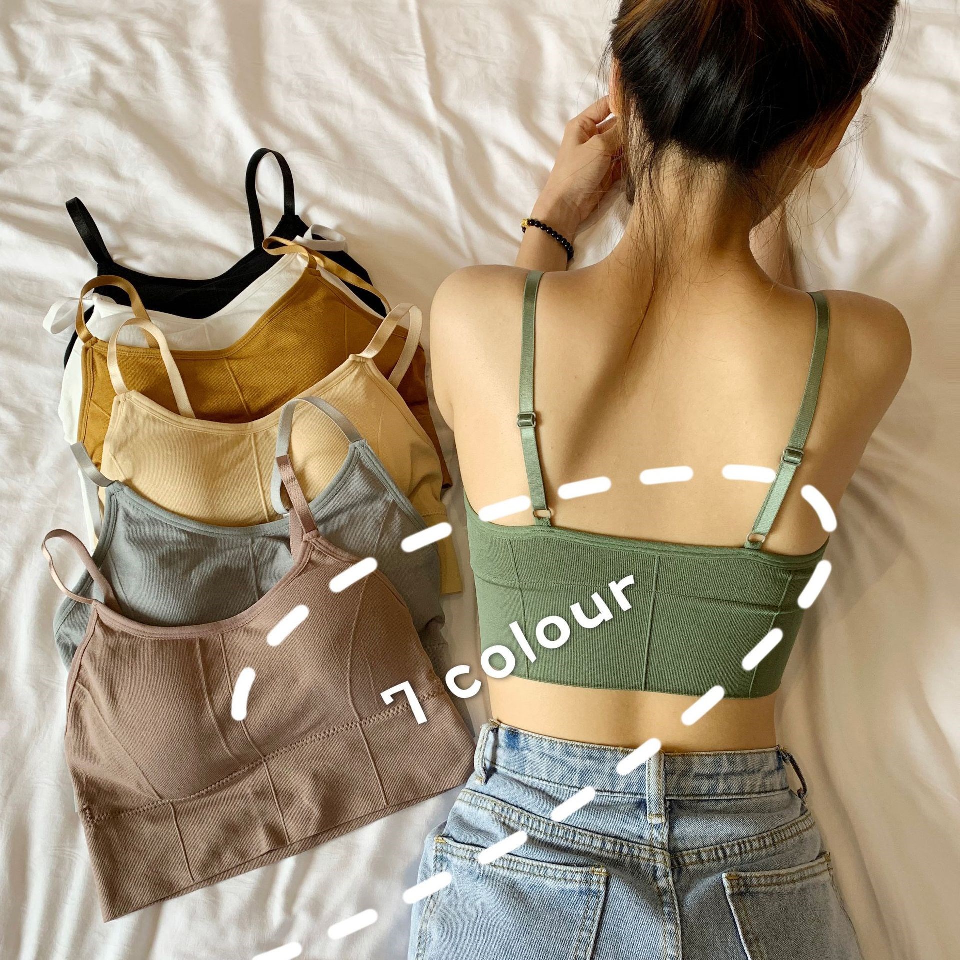 womens tube top wrap chest no steel ring bra underwear