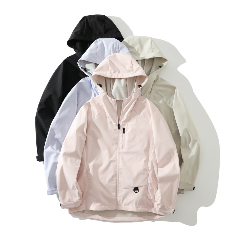 Offline 1000+ Mountain-Style Outdoor Windproof and Waterproof Couple's Export Surplus Hooded Softshell Jacket