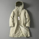 Casual loose long parka coat