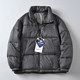 Cold-proof and warm stand-collar bread down jacket