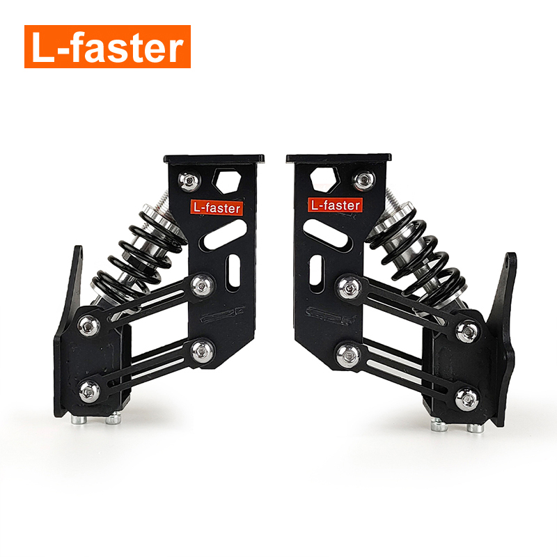 L-Faster 2 Pieces/Pair Spring Shock Absorber Suspension Bracket for Single-Axis Electric Wheel Hub Hoverboard L-Faster 2 Pieces/Pair Spring Shock Absorber Suspension Bracket for Single-Axis Electric Wheel Hub Hoverboard