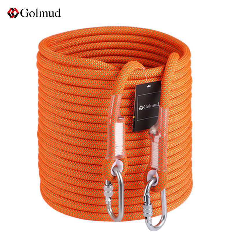 golmud aerial work rope climbing rope rock climbing rope rescue rope outdoor safety rope static rope 16mm