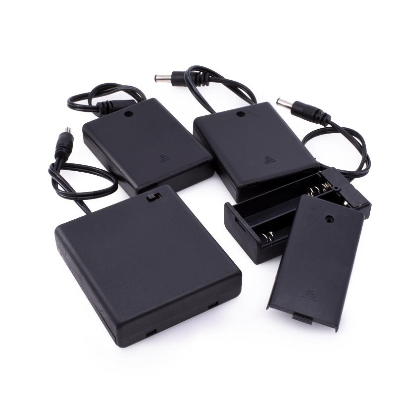 No 5, No 7 battery box seat No 7, No 5, 2, 3, 4, with lid, sub-switch, with DC power interface, 9V