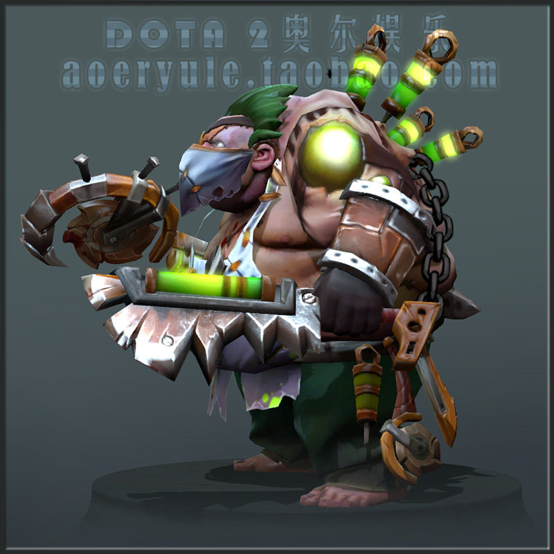 DOTA2屠夫帕吉2015.1.23经典皮肤回顾!疗疾装甲套装还能回血?速来围观猪猪侠的载入特效!_游戏装备新_淘宝游戏网