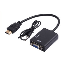 HDMI turn VGA high-definition converter hdmi turn vga with audio changeover line HDMI to VGA video conversion line