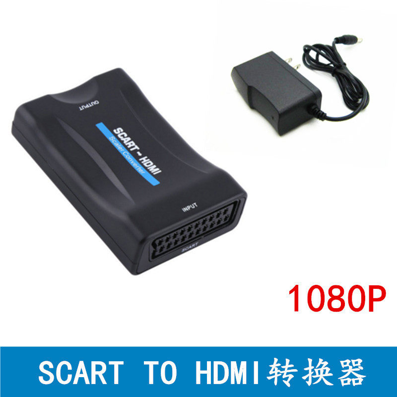 Scart to HDMI Audio Video Converter Scart to HDMI Converter 1080P